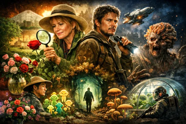 AI billede af fiktionsserier