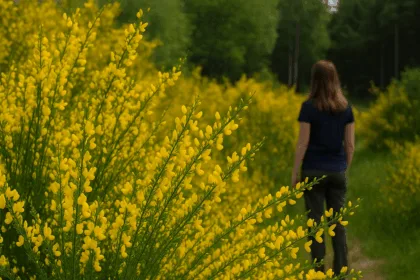 AI billede: Invasiv plante i Danmark